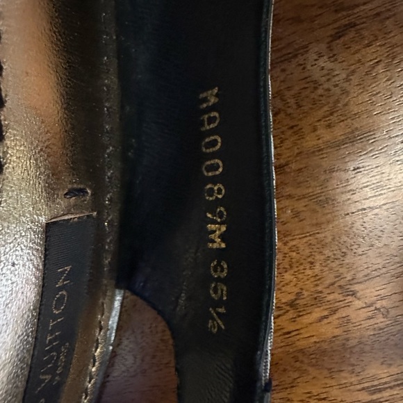 LOUIS VUITTON Monogram Idylle Slingback Heel Open Pumps - Picture 5 of 9